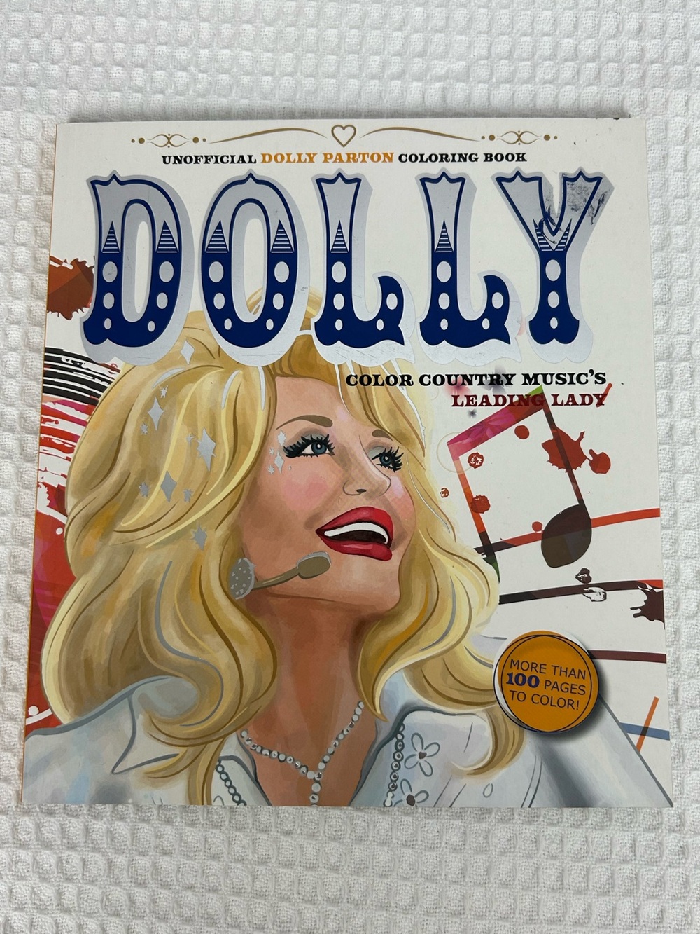 Dolly Parton Unofficial Coloring Book Country Music 100+ Pages Chartwell 2024